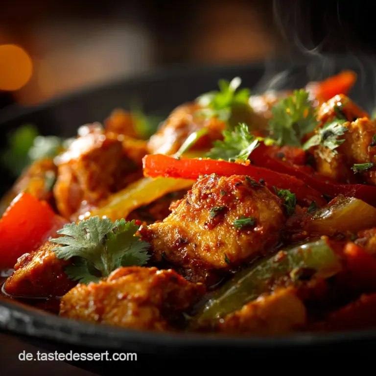 Chicken Jalfrezi: Feuriges gesundes Curry mit knusprigem Gem&uuml;se