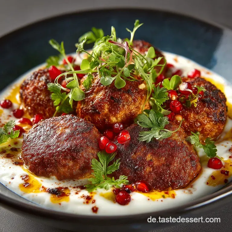Feurige Flitzer ChiliZitronenHackb&auml;llchen mit cremigem KnoblauchJoghurt und fluffigem Naan