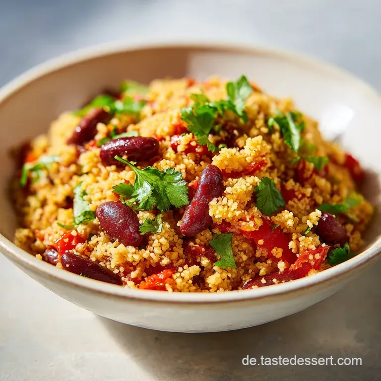 Couscous mit Kidneybohnen und Tomaten