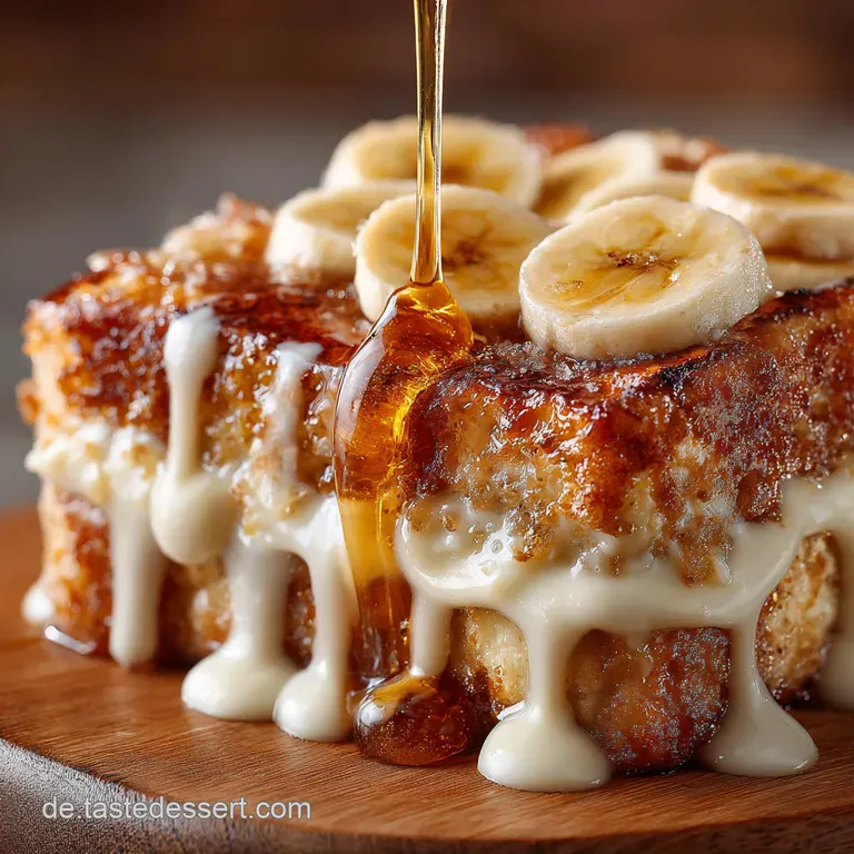 Cr&egrave;me Banane &Eacute;l&eacute;gante Deconstructed Banana Cream Dessert presentation