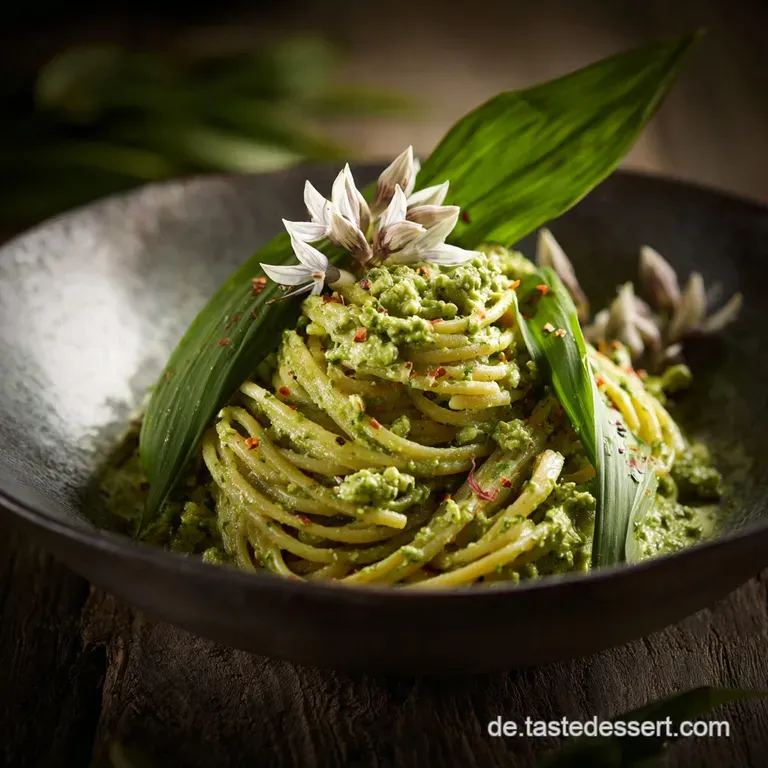 B&auml;rlauch Pasta Das cremige Fr&uuml;hlingsgl&uuml;ck mit BlitzPesto in 25 Minuten