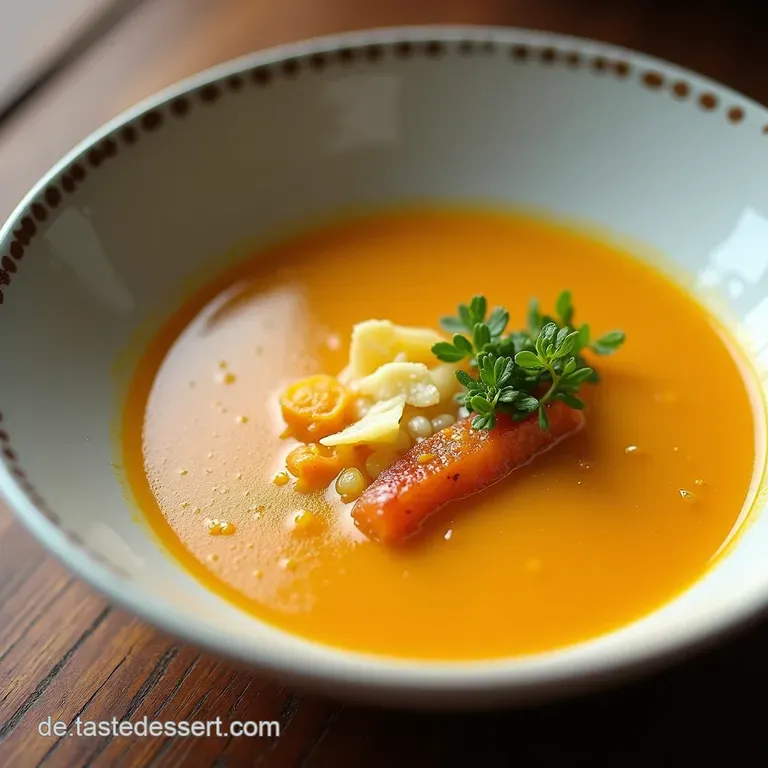 Cremige HokkaidoK&uuml;rbissuppe Ingwer Kokosmilch CurryKick