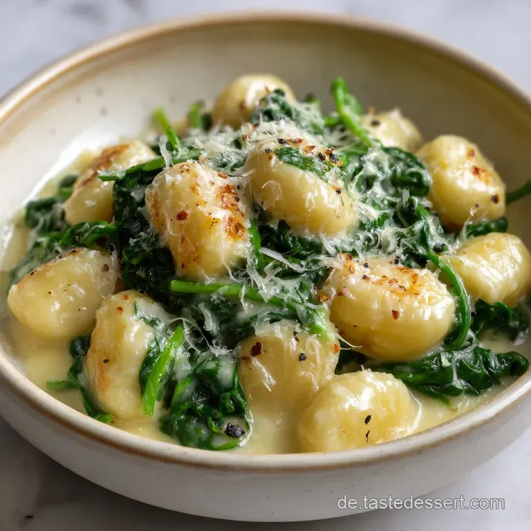 Onepot Gnocci: Cremig Und Schnell Mit Spinat presentation