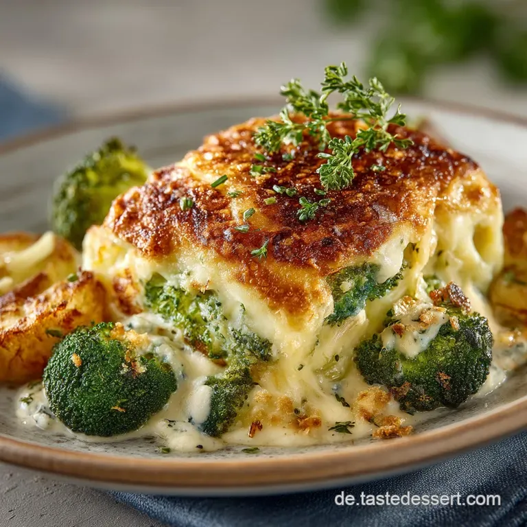 Gr&uuml;ne Goldgrube Cremiger Brokkoliauflauf Schnell W&uuml;rzig Kohlenhydratarm