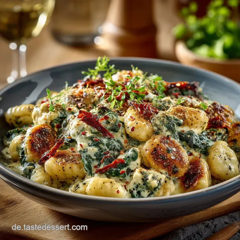 Cremiger FetaSpinatGnocchi Auflauf Seelenfutter in nur 40 Min
