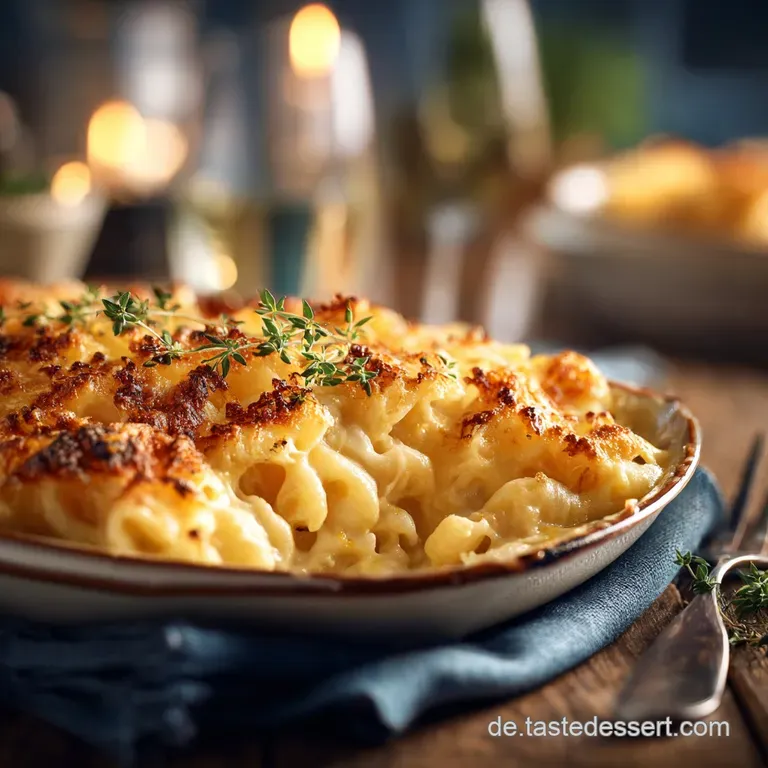 Der Schw&auml;bische Seelenw&auml;rmer Cremiger Schupfnudelauflauf Mit K&auml;sekruste presentation