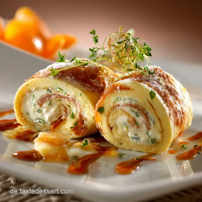 CamembertEi: Das Rezept f&uuml;r die cremige K&auml;se-Ei-Roulade