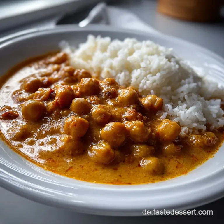 Kichererbsen Curry: Cremig Vegan in 40 Minuten presentation
