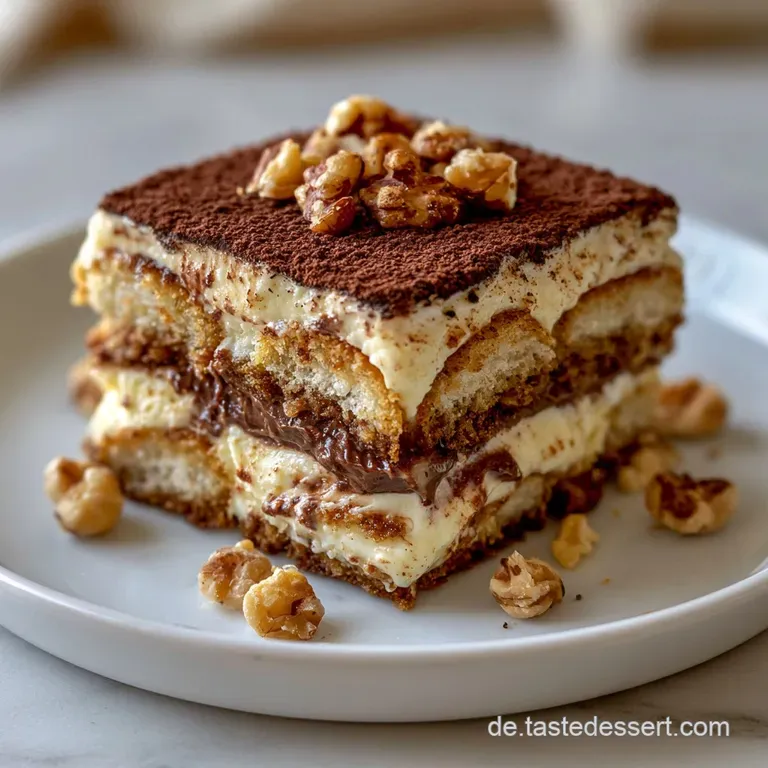 Nutella Tiramisu: Samtig und Cremig