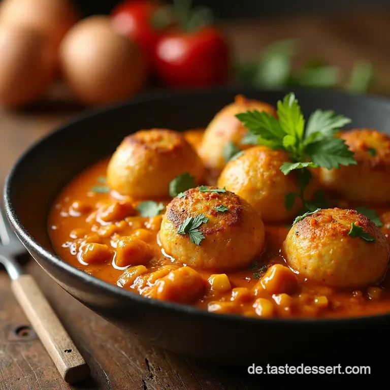 Das Turbochana Masala Cremiges Kichererbsencurry presentation