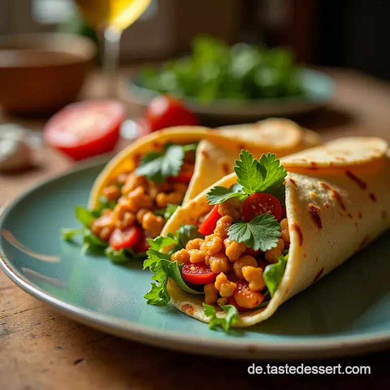 Der Feierabendturbo Vegane 10Minutenburritowraps presentation