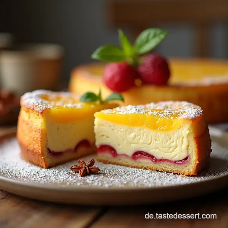 Die Cr&egrave;me De La Cr&egrave;me Himmlische Erdbeerfrischk&auml;sek&uuml;hlschranktorte presentation