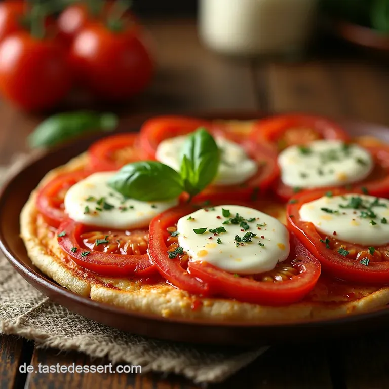 Die Seelenw&auml;rmerso&szlig;e Cremige Tomatenmozzarellaso&szlig;e presentation