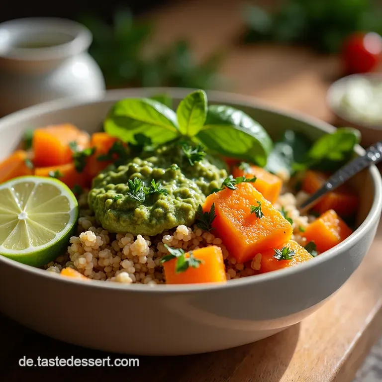 Die Turbosch&uuml;ssel Superfood Bowl Mit Minzkickpesto presentation