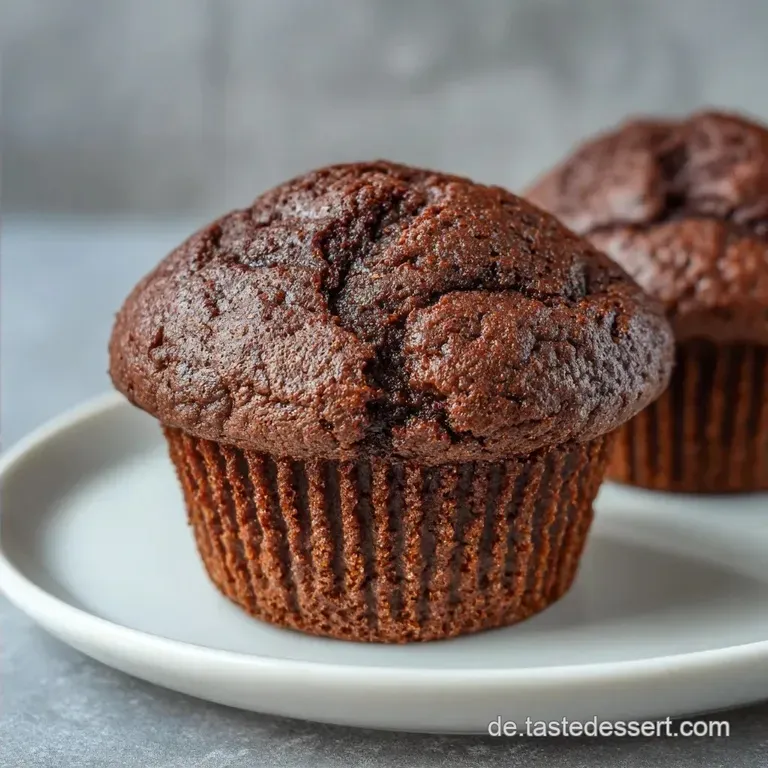 Dunkle Schoko Muffins: Saftig und Samtig