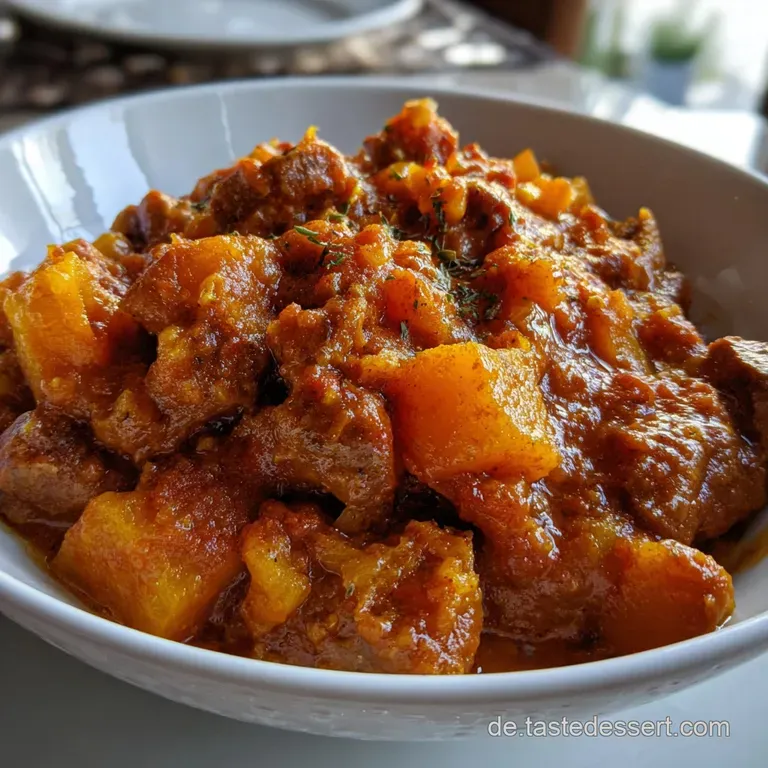 K&uuml;rbisgulasch: Das Perfekte Herbstgericht presentation