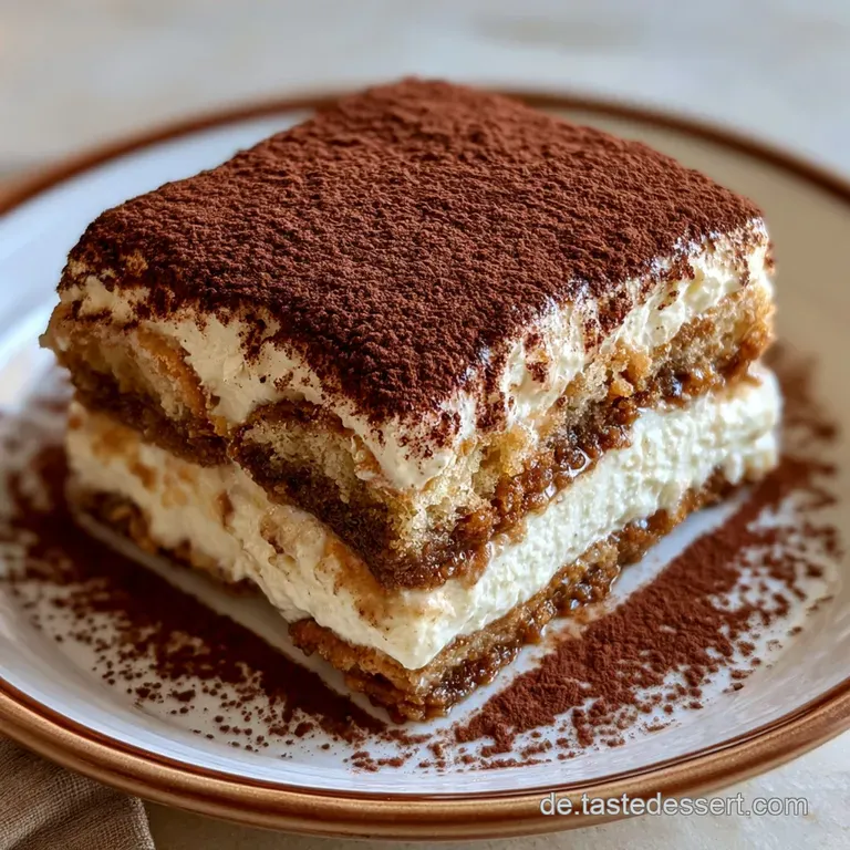 Einfaches Tiramisu: Original Italienisch & Cremig
