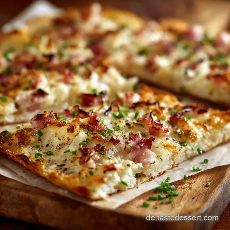 Der Original Elsässer Flammkuchen Mit KnusperGarantie