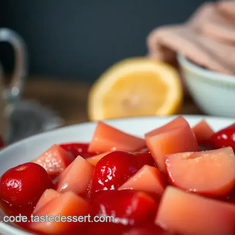 Leckeres Erdbeer-Rhabarber-Kompott mit Vanille – Schnell und Einfach