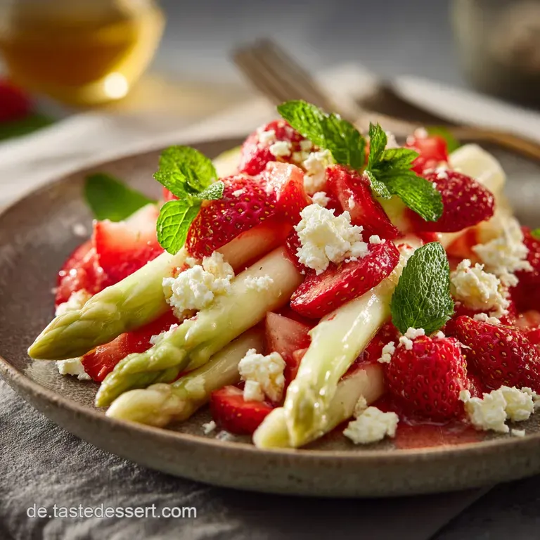 Erdbeer Spargel Salat: Das Moderne Fr&uuml;hlingsrezept Mit Feta Und Mohn presentation