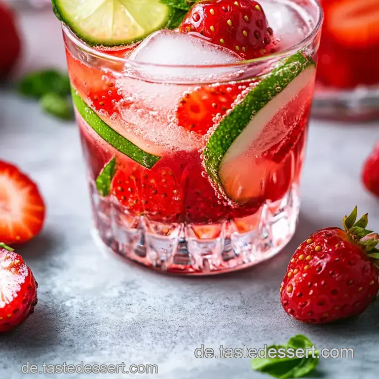 Erdbeerlimes – Der fruchtig-frische Sommercocktail presentation
