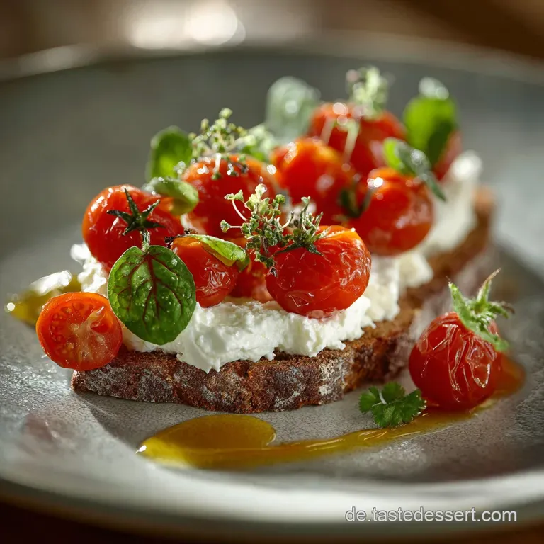 Fetatomatenbrotaufstrich: Mediterrane Brotzeit in Nur 15 Minuten presentation