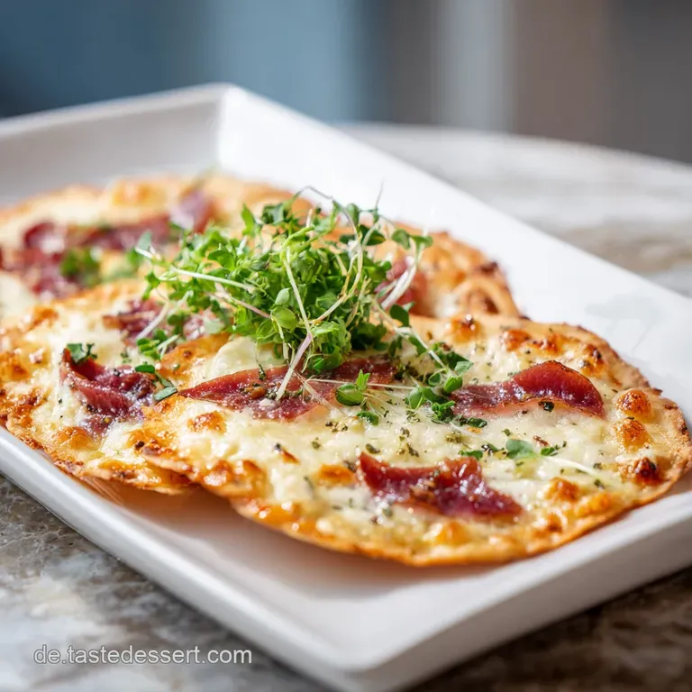 Rezept f&uuml;r Flammkuchen: Traditionell und Knusprig