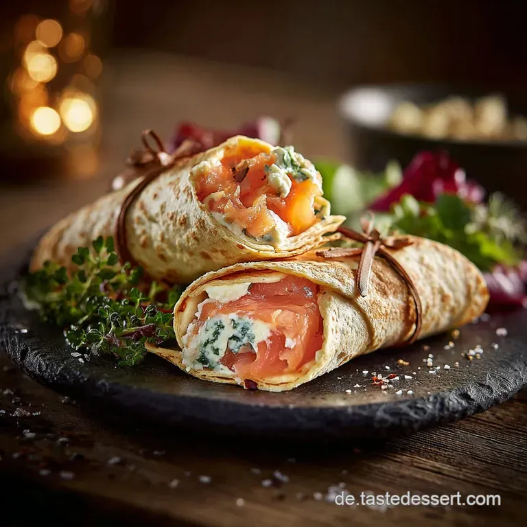 Der Flotte FjordWrap Räucherlachs mit cremigem MeerrettichFrischkäse