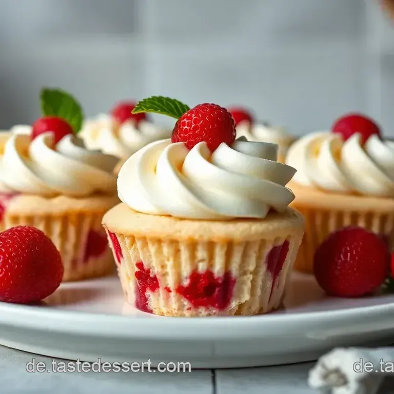 Fluffige Erdbeer-Cupcakes mit Mascarpone - Ein Sommertraum!
