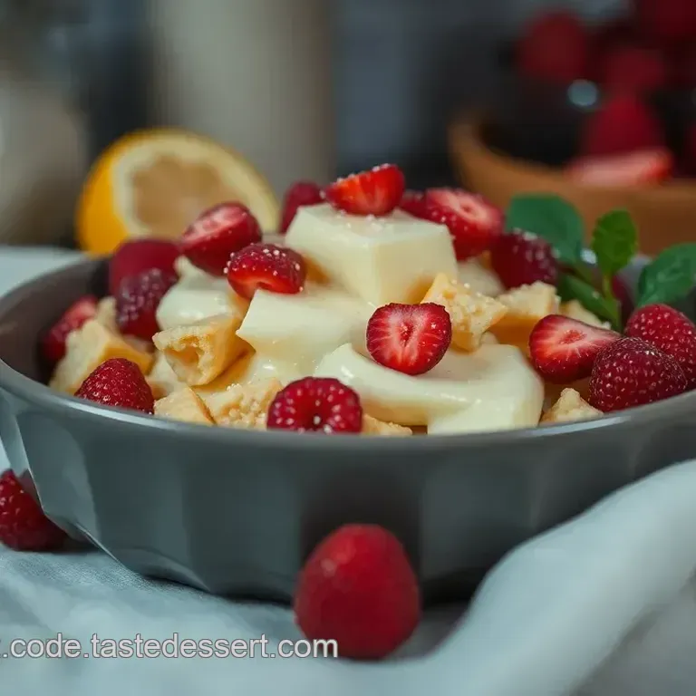 Frisch-fruchtige Rhabarberschnitten mit saftigem Biskuit und Sahne