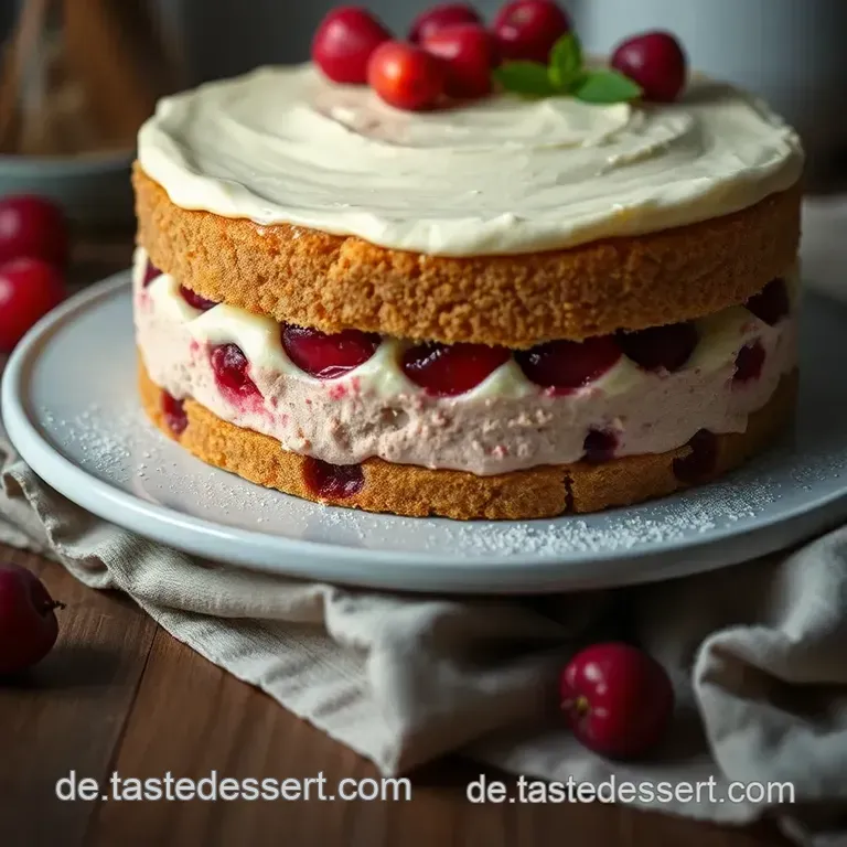 Frischkäse Torte mit Erdbeeren – Rezept für einen Sommergenuss presentation