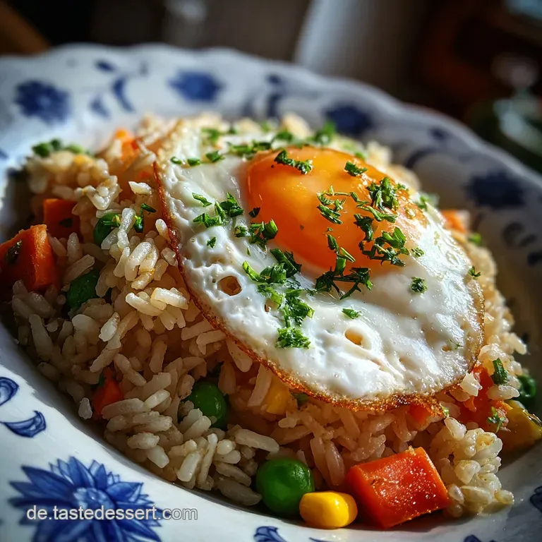 Gebratener Reis mit Ei und Gem&uuml;se