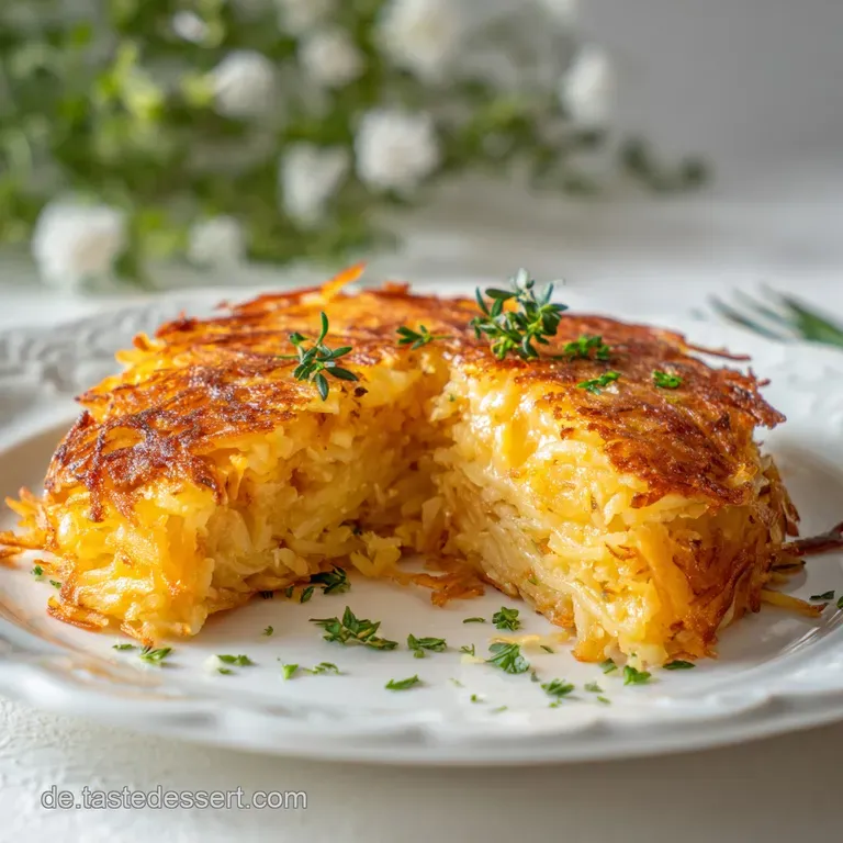 Gef&uuml;llte Kartoffel-R&ouml;sti mit K&auml;se Schnell & Einfach