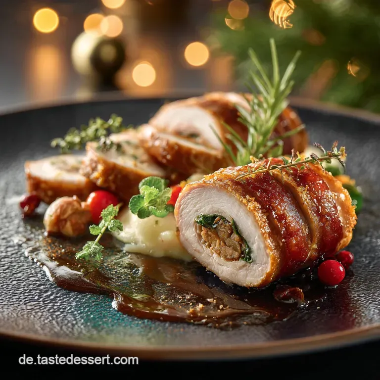 Weihnachtliche H&auml;hnchenbrust: Festliches H&auml;hnchenbrust Rezept Mit Orangen-Glasur presentation