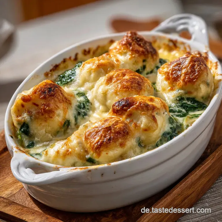 Gef&uuml;llter Kn&ouml;delauflauf: Einfach Schnell Zubereitet presentation