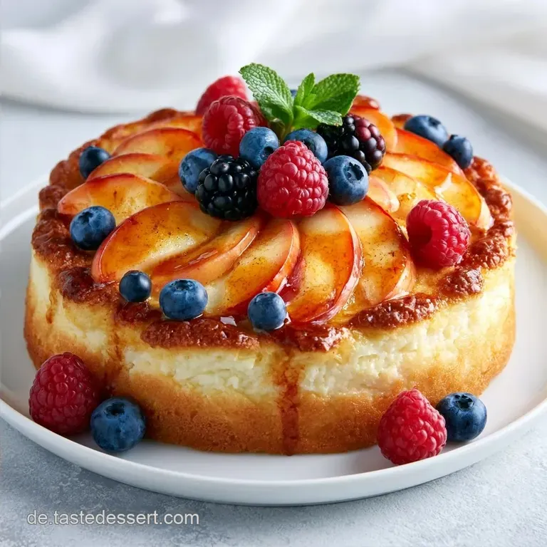 Gesunder Apfel-Beeren-Quark-Auflauf: Cremig & Fruchtig