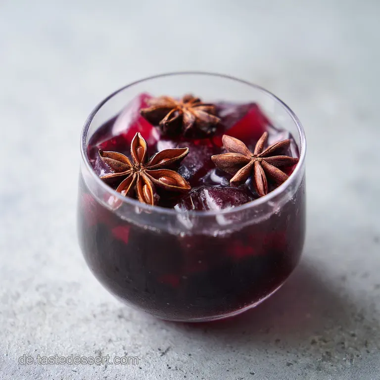 Gl&uuml;hweingelee: Samtig und Intensiv