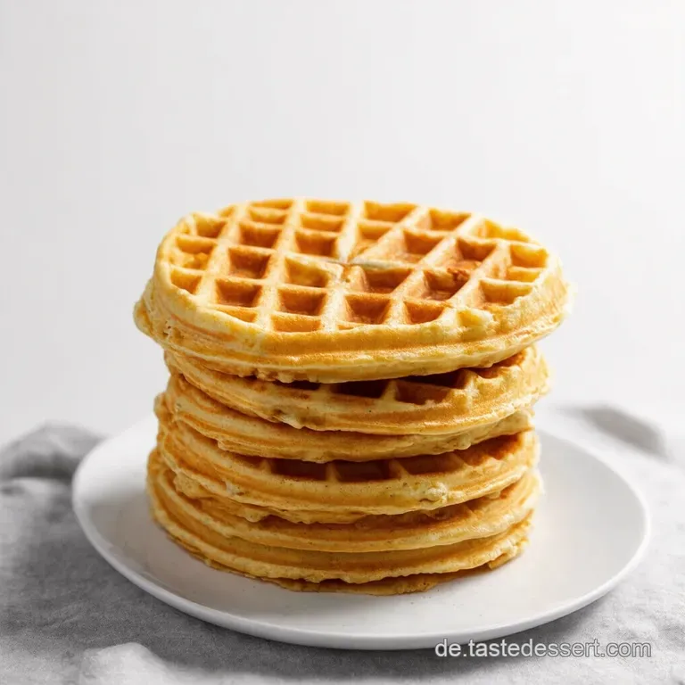 Goldbraune Belgische Waffeln Ein SonntagsKlassiker