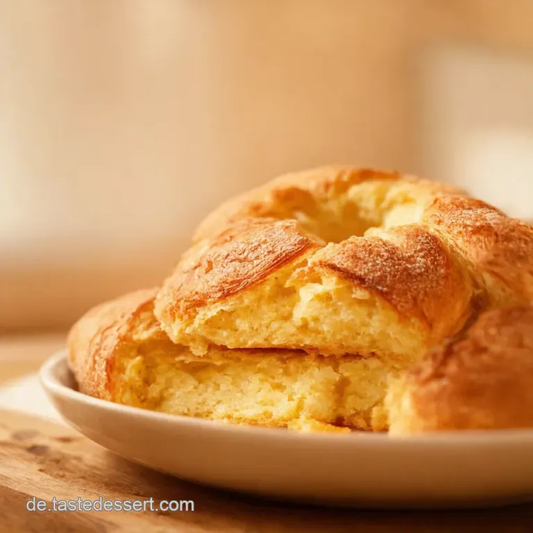 Goldbraune CroissantTräume Der perfekte Sonntagsbrunch presentation