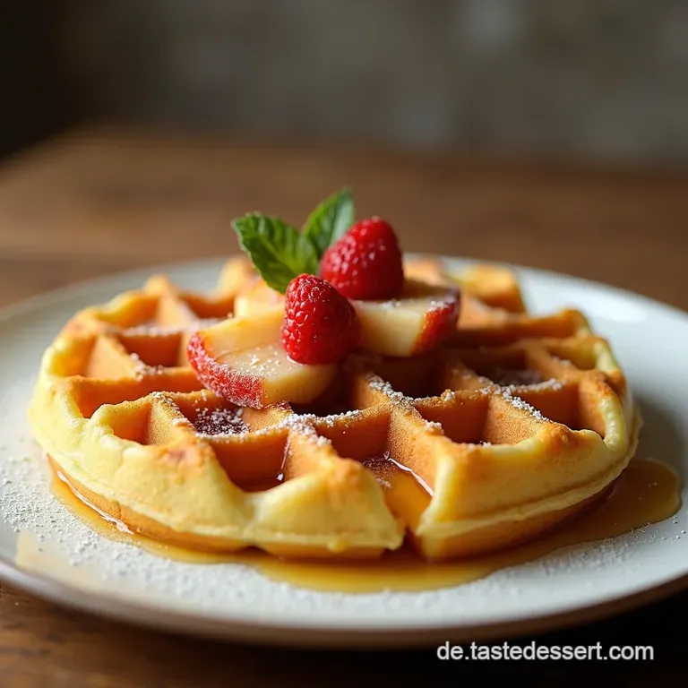 Goldbraune Glückseligkeit Der ultimative Waffelteig