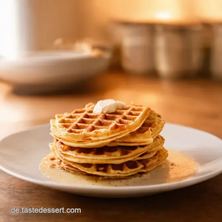 Goldbraune SonntagsWaffeln Ein Klassiker mit dem gewissen Etwas presentation