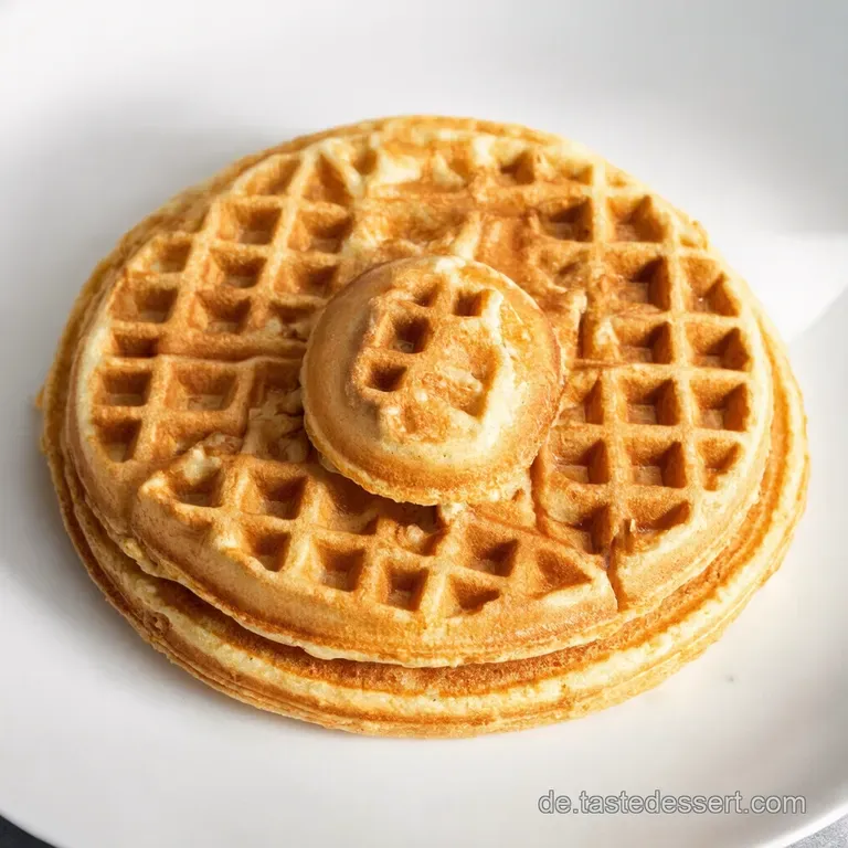Goldbraune SonntagsWaffeln Mein liebstes Waffel Rezept