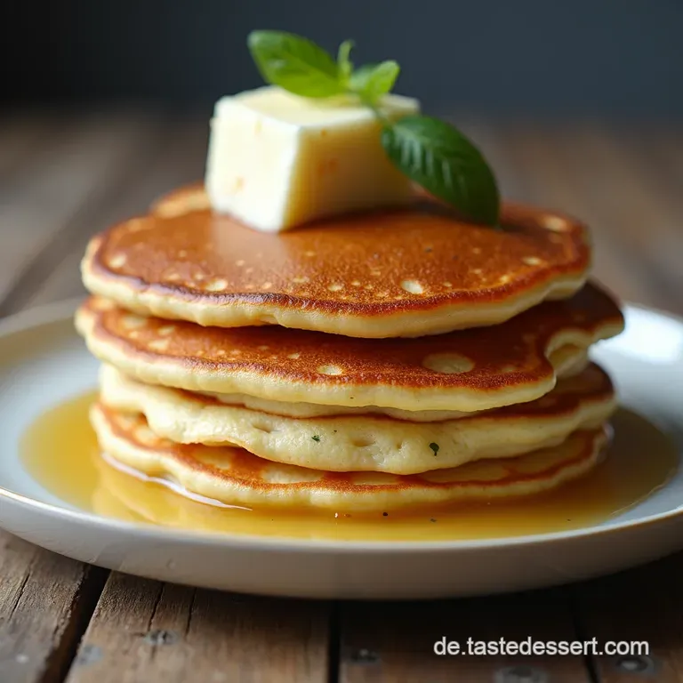 Goldene HaferflockenPancakes