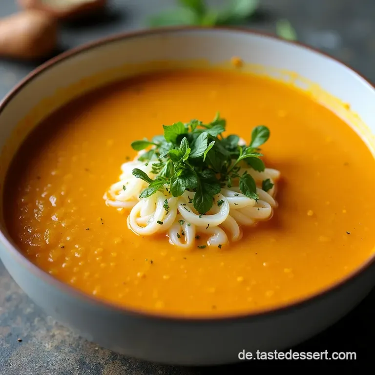 Goldene Herbstw&auml;rme Blitzschnelle CurryK&uuml;rbissuppe Hokkaido