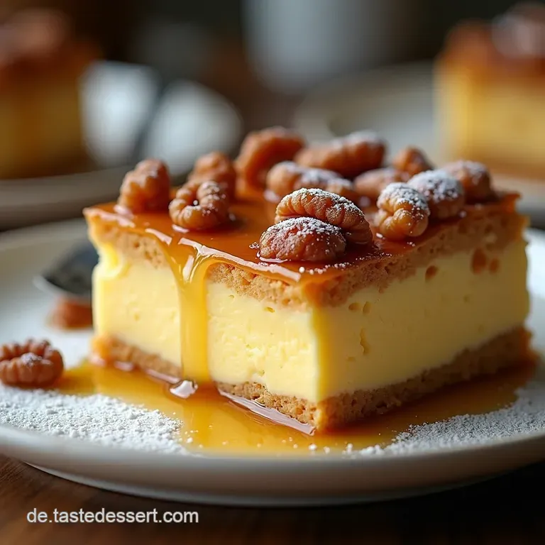 Königlicher NusseckenKuchen Saftiger Mürbeteig trifft auf karamellisierte Nusskruste