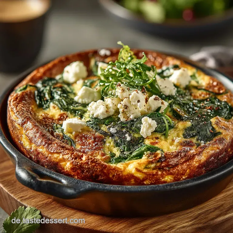 Der Gr&uuml;ne Blitz Mein Fluffiges Spinatfetaomelett presentation