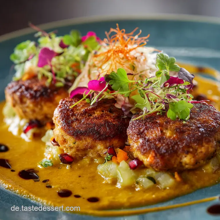 Herzhaftes Hackb&auml;llchen Kartoffel Curry Ein Wohlf&uuml;hlgericht presentation