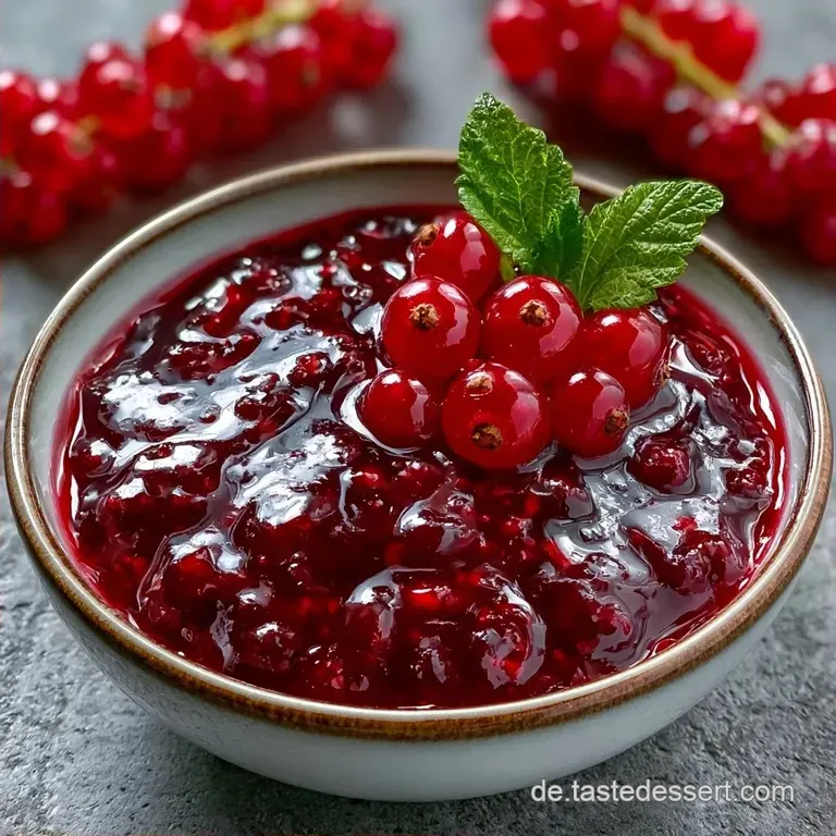 Johannisbeersirup aus Frischen Beeren