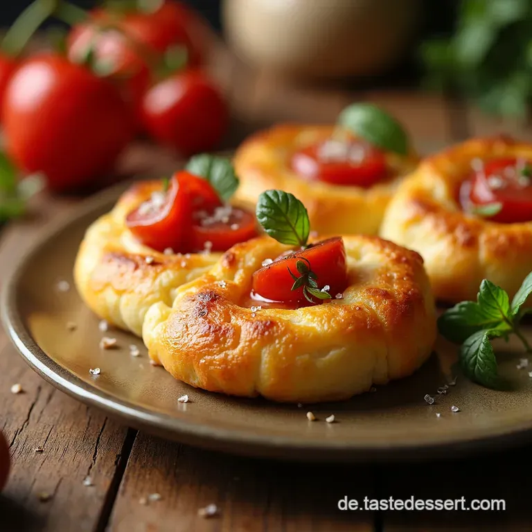 Herzhafte Flammkuchentaschen Der Els&auml;sser Klassiker Im Handformat presentation