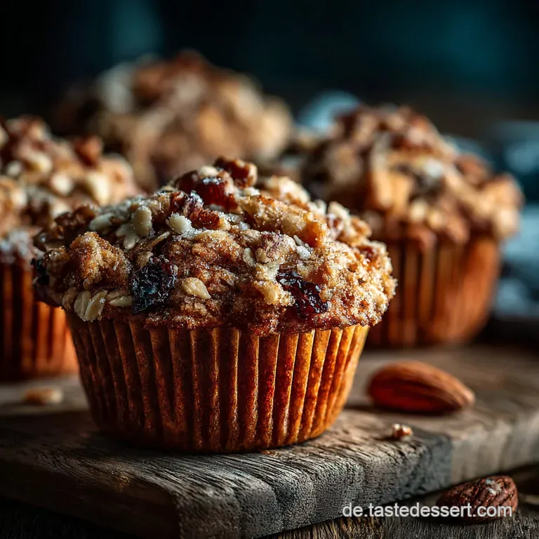 Gesunder Snack: Herzhafte Gem&uuml;se-Hafer-Muffins presentation